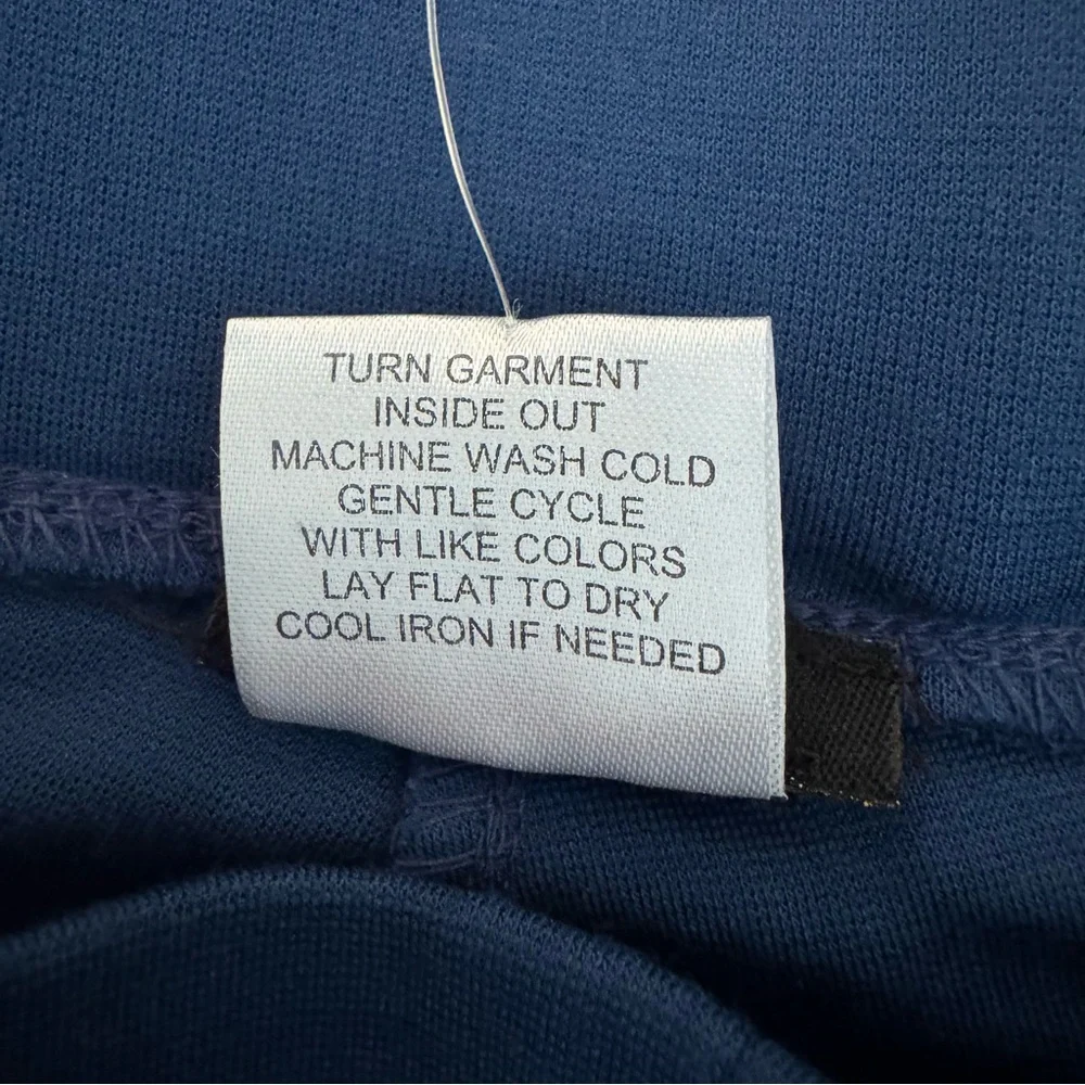IMAN Global Chic Pants Lot 2 NWT Women’s Small Short Stretch Navy White QVC - Picture 8 of 12